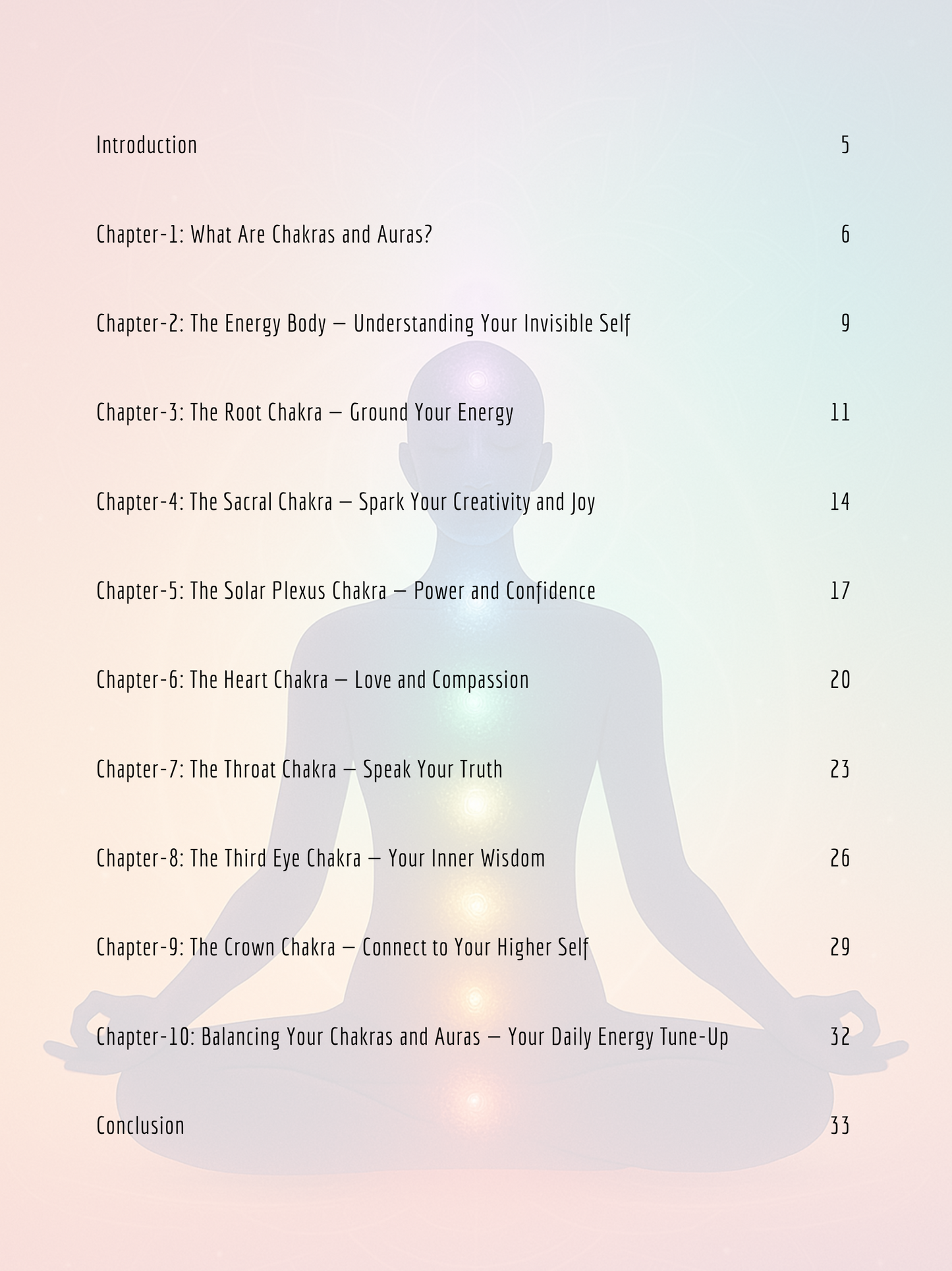 CHAKRAS AND AURAS