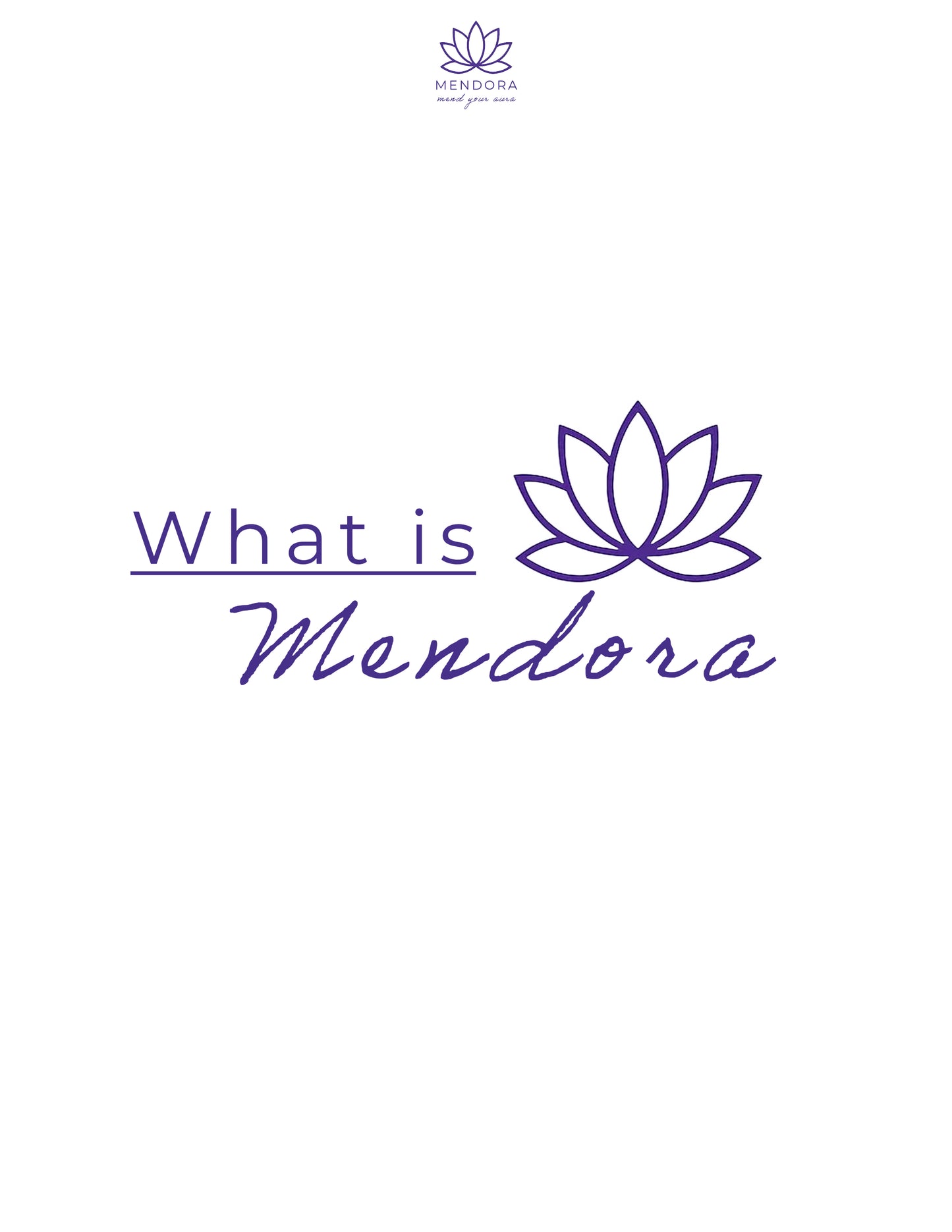WHAT IS MENDORA